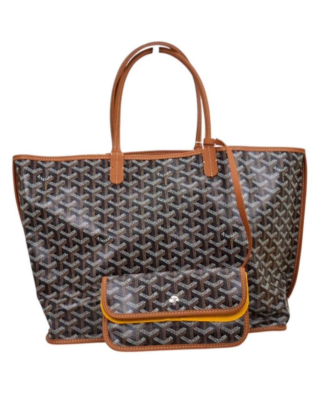Goyard Anjou PM Reversible Tote Black Coated Canvas